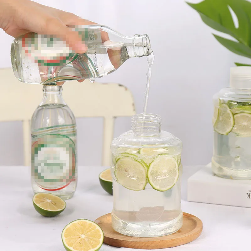 8 шт. Высокое качество Чистая красная мини ведро для воды прозрачная ПЭТ