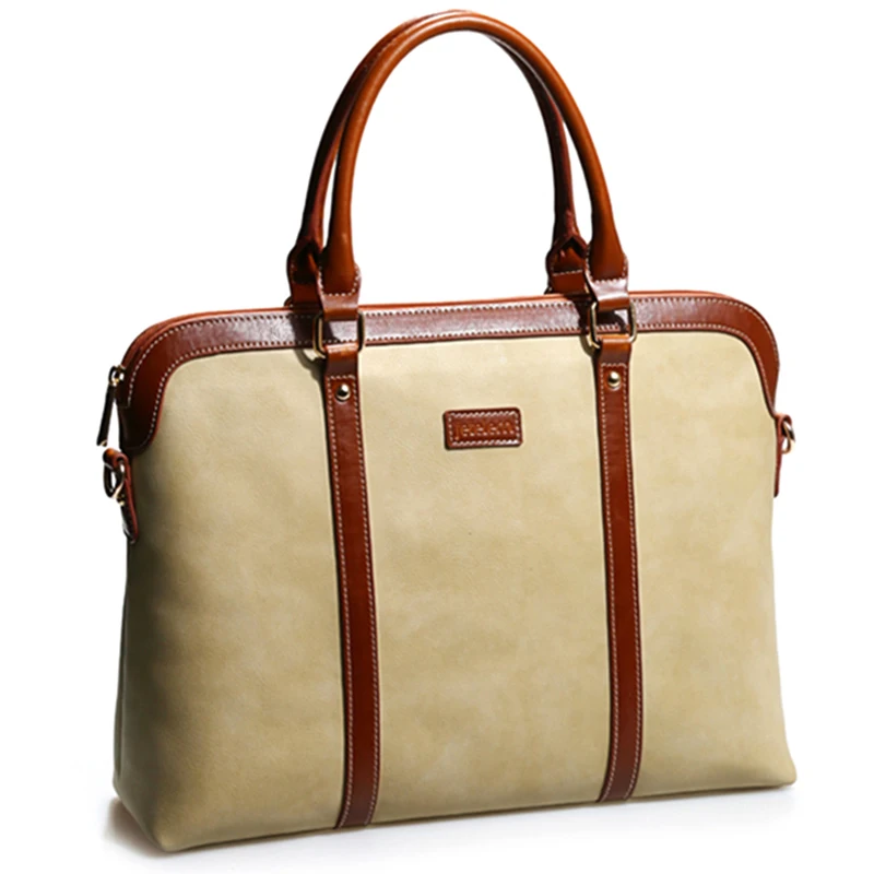 Женский деловой портфель, женская кожаная сумка для ноутбука 14 дюймов, сумка для офиса, женская сумка через плечо, женские сумки