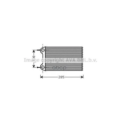 Ava Aia6223_радиатор Печки! Audi A4 1.6-3.2 00 Ava Aia6223 Ava арт. AIA6223