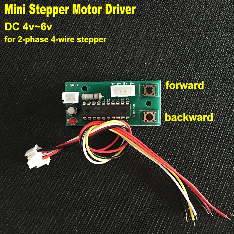 DC 5V-12V 2-phase 4-wire Micro Mini Stepper Motor Driver Speed Controller Modu√