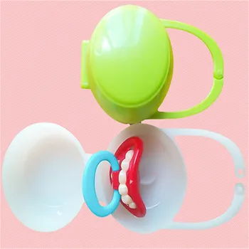 

New Safety Baby Pacifier Storage Solid Color Box Soother Container Holder Travel Infant Pacifier Cradle Case Holder Soother Box