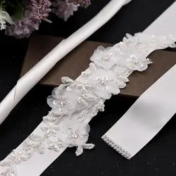 Delicate Wedding Dress Accessories Bridal Wedding Belts Satin Flower Sash Woman Girl Sash Belt Wedding Sashes Belt Sashes