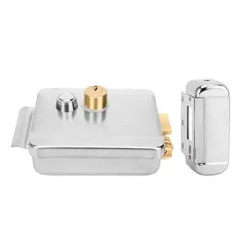 

access control Double Electric Lock Anti‑Theft Doorlock Access Control Support Back Locking Left Inward Opening