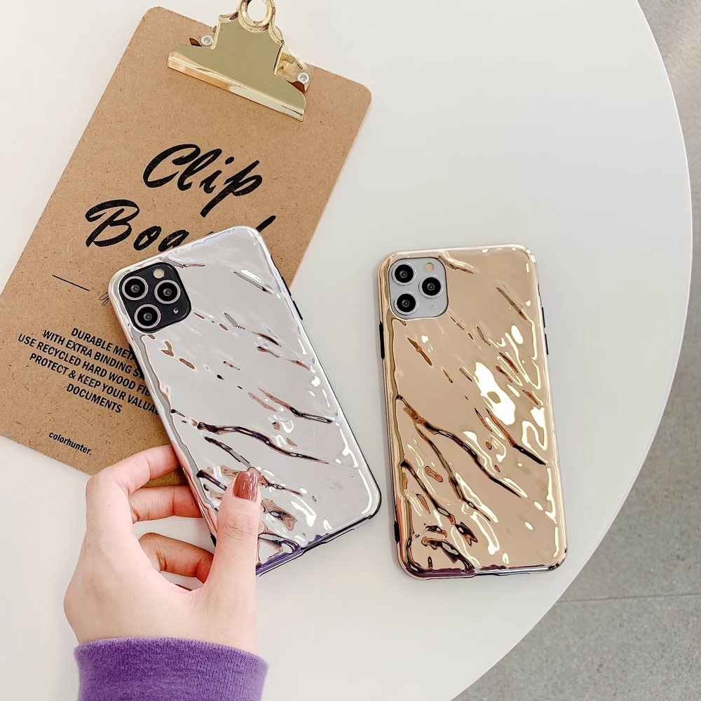 

The new TPU water ripple case is shockproof and fall proof comfortable for iPhone11 X XR 8plus 8 7plus 7 case