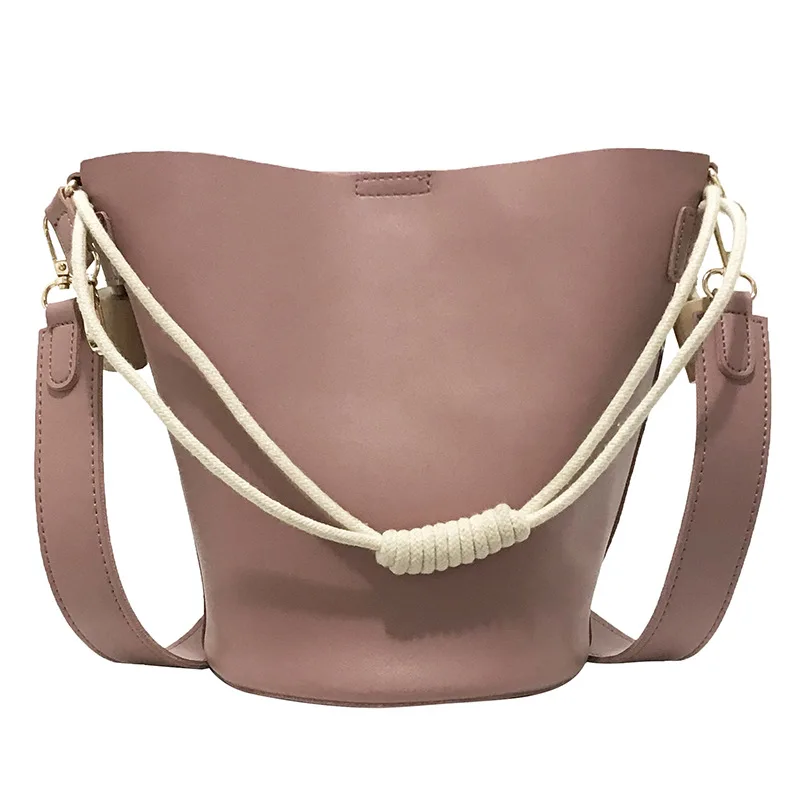 Summer Bucket Bag Two-piece Mother Bag Handbag Fashion Single Shoulder Oblique Satchel Bag