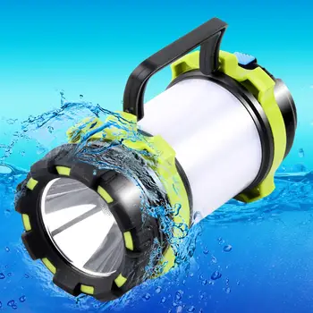 

Portable USB Powered LED Camping Light Charging Output Lantern Emergency Searchlight Waterproof Rechargeable Flashlight