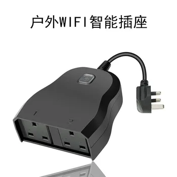 

Outdoor Waterproof Wifi Intelligent Socket Intelligent Timing Switch Socket Remote Control Intelligent Home Alexa
