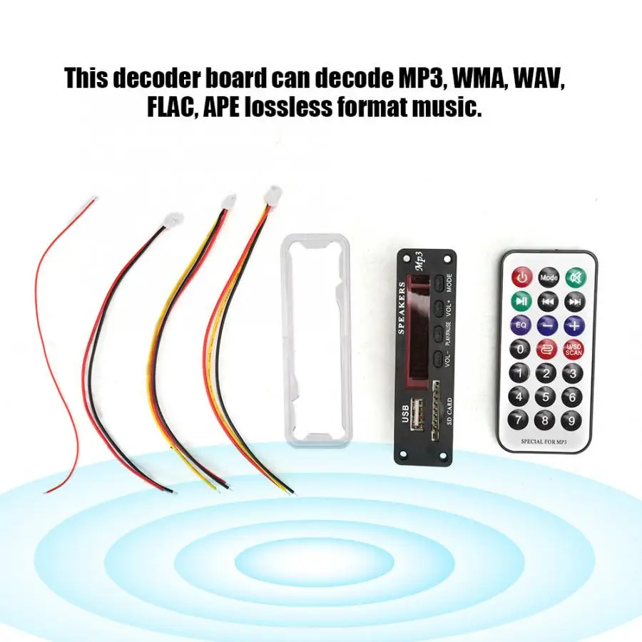 Инфракрасный пульт дистанционного управления Bluetooth модуль MP3 WMA WAV FLAC APE музыкальный декодер доска