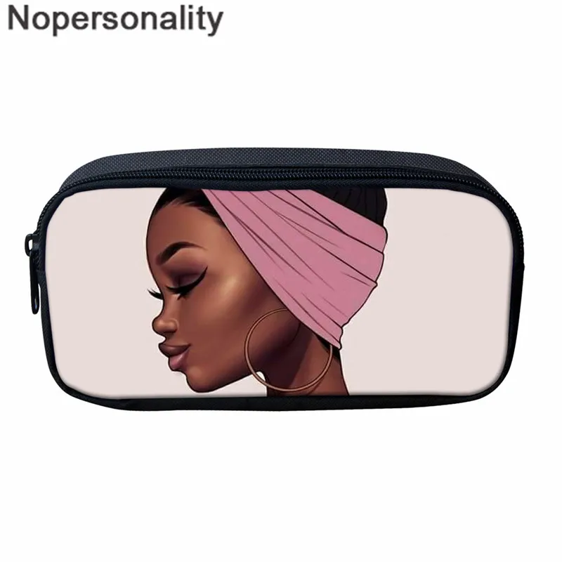 Nopersonality обратно в школу для девочек-подростков 3D африканские Черные Девушки Печать классные комплекты рюкзаков школьная сумка для книг на заказ - Цвет: Z5178K