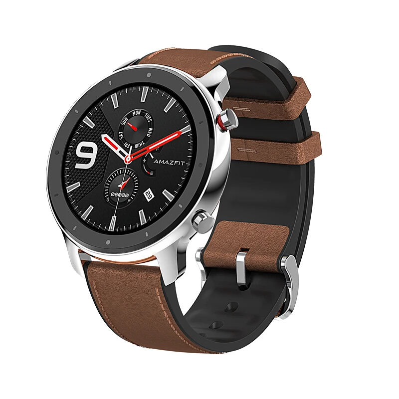 HUAMI AMAZFIT GTR Смарт часы 47 мм 5ATM водонепроницаемый gps Smartwatch 12 спортивных моделей трекер здоровья для Xiaomi IOS Телефон