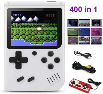 

3 inch Handheld Game Player 400 in 1 Retro Video Game Console 8 Bit Gaming Player Mini Pocket Gamepads Support Two Players