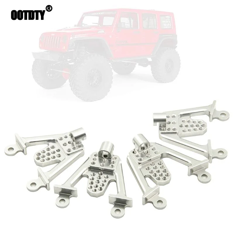 

4pcs Aluminum Rear & Front Shock Mount Set Damper Tower Mount Hoops Shocks For 1/10 RC Axial SCX10 Car Parts