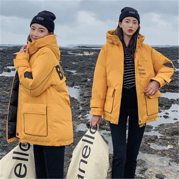 

Fashion Basic Coat Harajuku Chaqueta Mujer Winter Jackets Women Thick Solid Casual Plus Size Casaco Feminino Clothes Overcoat