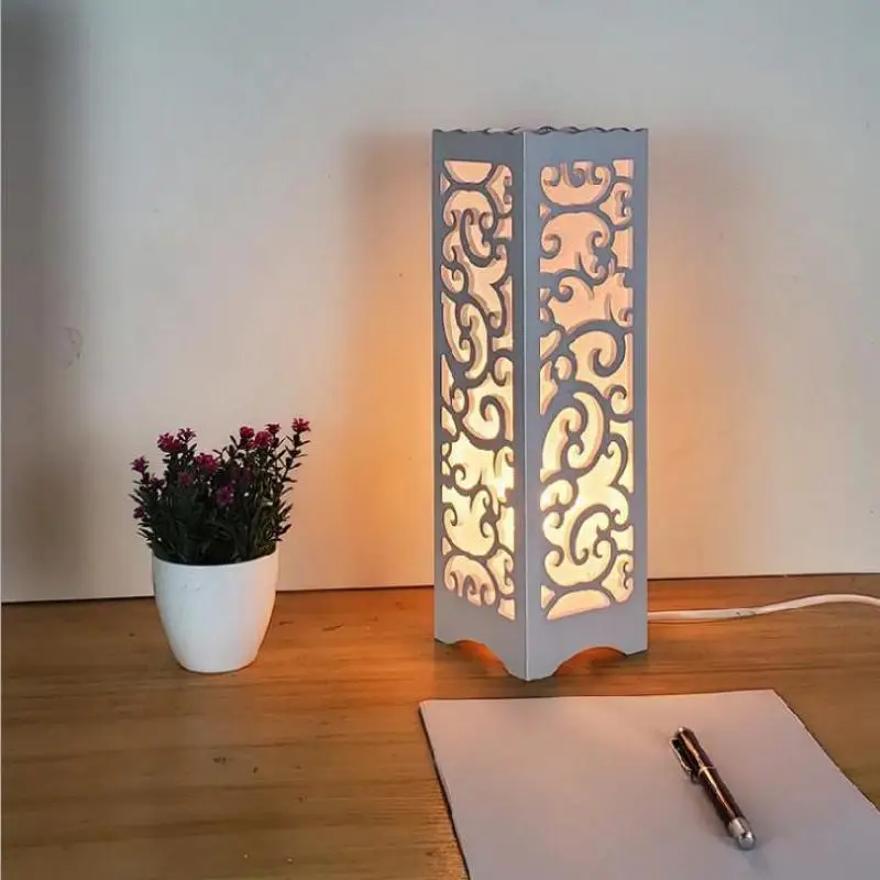 

High-quality Goods Design Of Dandelion Ivory White LED Table Lamp, The Bedroom Nightstand Decoration Lamp E14 Abajur