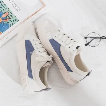 

QWEDF 2019 spring new ladies casual shoes women's wild sports shoes ladies walking shoes with canvas shoes YB-26