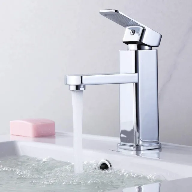 A Hot cold faucet
