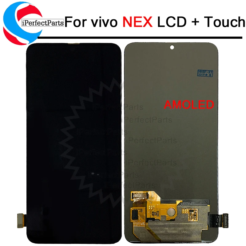 Super AMOLED для Vivo Nex передний ЖК-дисплей+ кодирующий преобразователь сенсорного экрана в сборе Замена для Vivo NEX lcd