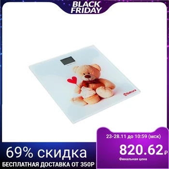 

Floor scales Sakura SA-5071BR, up to 180 kg, picture of a bear 5392438