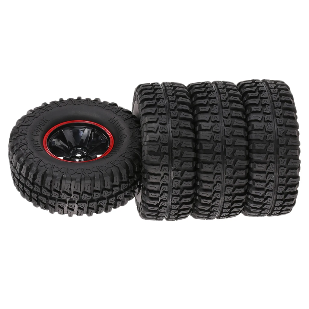 1.9 Wheels and Tires Set 103mm for 1/10 Scale RC Crawler Axial SCX10,  D90, CC01 - 4Pcs/Set 2