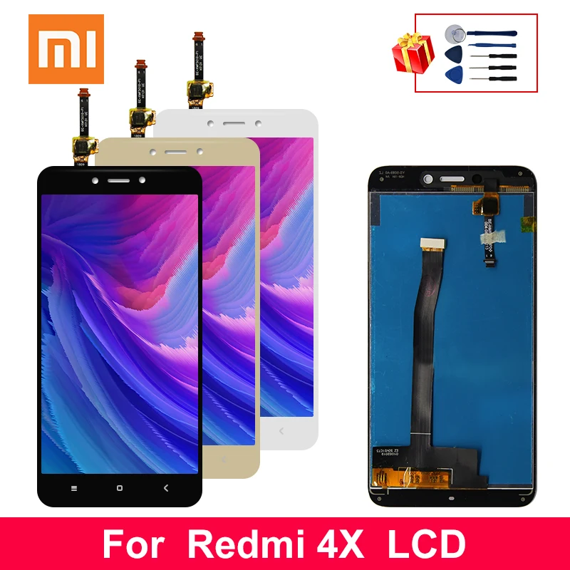 Жк дисплей для Xiaomi Redmi 4X с сенсорным экраном и дигитайзером запасные части рамкой