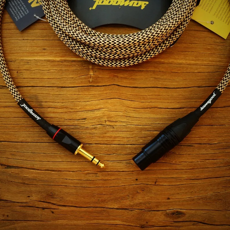 Samgool line big three core XLR turn TRS6.35 аудио балансирующая линия штекер мужской и женский