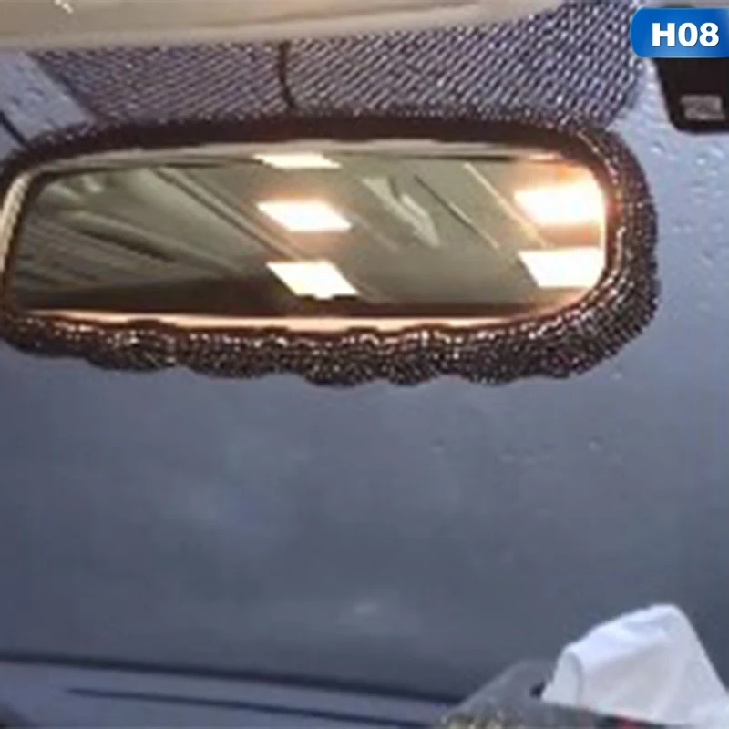 Стразы, хрустальные аксессуары для салона автомобиля, Алмазная крышка рулевого колеса, подушки для шеи, поясная поддержка, комплект ручного тормоза