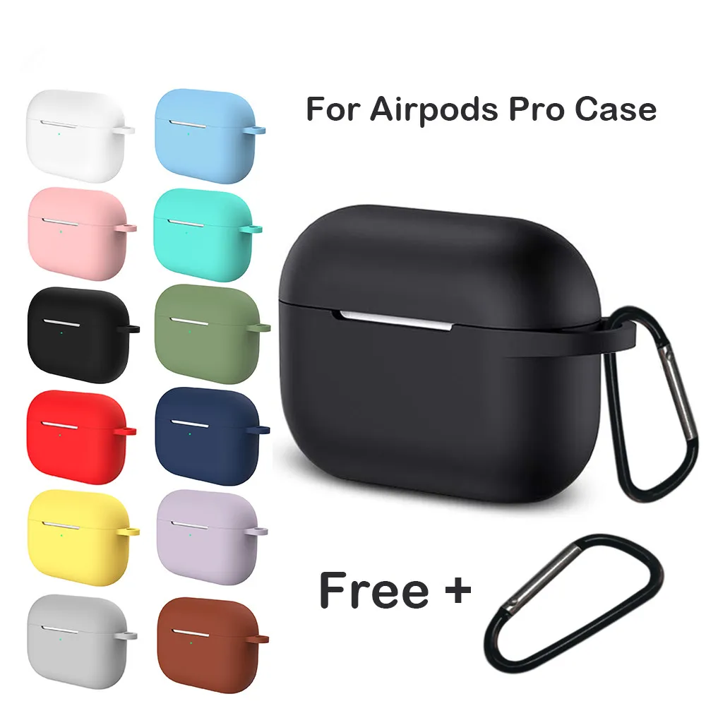 Силиконовый чехол для наушников Apple Airpods Pro AirPods беспроводной Bluetooth гарнитуры