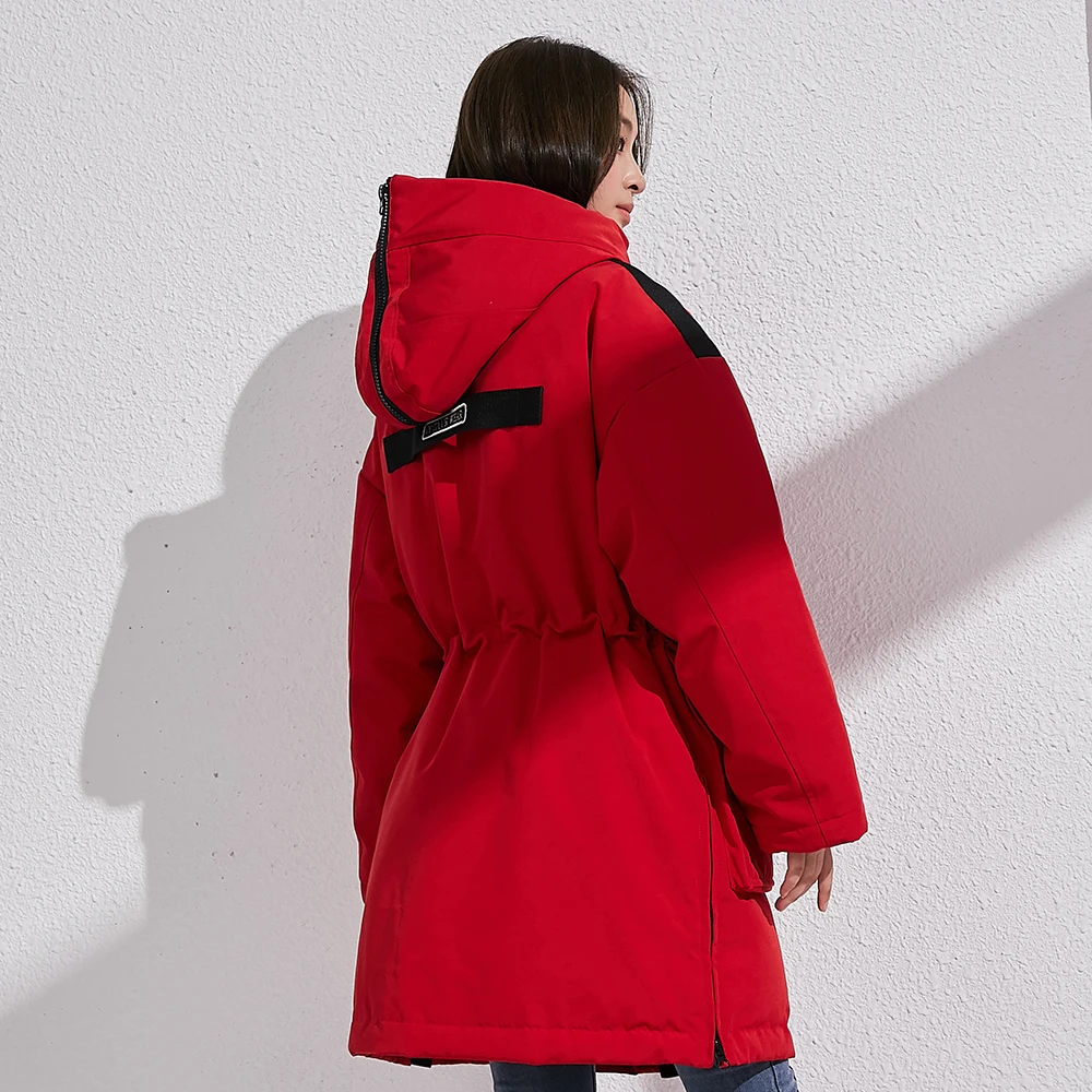 YAYA 2020 Winter Women's European Style Big Pocket