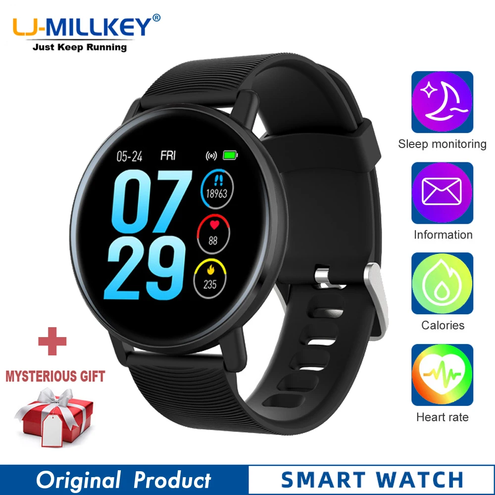 

H5 smart watch Fitness Tracker smartwatch men smartband reloj watches women Heart Rate monitor Message Reminder Blood Pressure