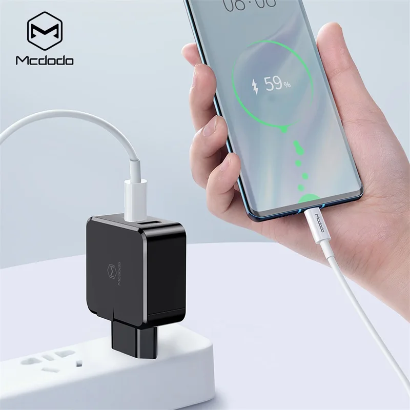 Mcdodo 30 Вт PD Мульти USB зарядное устройство 5A SuperCharge QC 3,0 для iPhone 11 XS HUAWEI P30 mate 30 Быстрая зарядка SCP EU Штепсель настенный адаптер