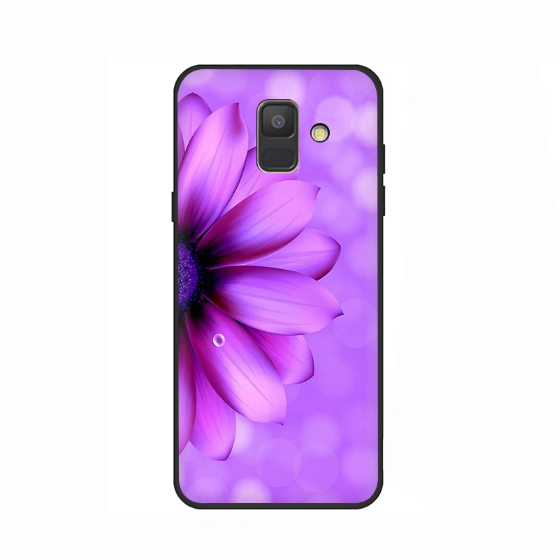 EWAU Любовь Фиолетовый силиконовый чехол для телефона для samsung A3 A5 A6 плюс A7 A8 A9 A10s 20С 30С 40С с 50s 60 70 J6 - Цвет: B8
