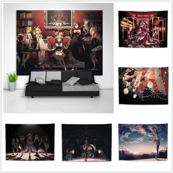 

VOCALOID Hatsune Miku Luka Rin Tapestry Art Wall Hanging Sofa Table Bed Cover Home Decor Dorm Gift
