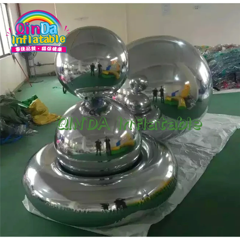 Best PVC large silver inflatable balloon/ colourful decorative mirror ball decoration for sale | Игрушки и хобби