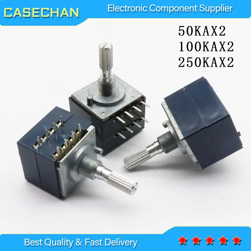 1pcs For Alps Rh2702 Dual 8 Feet Potentiometer / Stereo Speaker