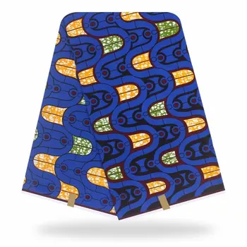 

2020 Newest design African wax Ankara real wax veritable Nigeria wax for patchwork sewing Women dress