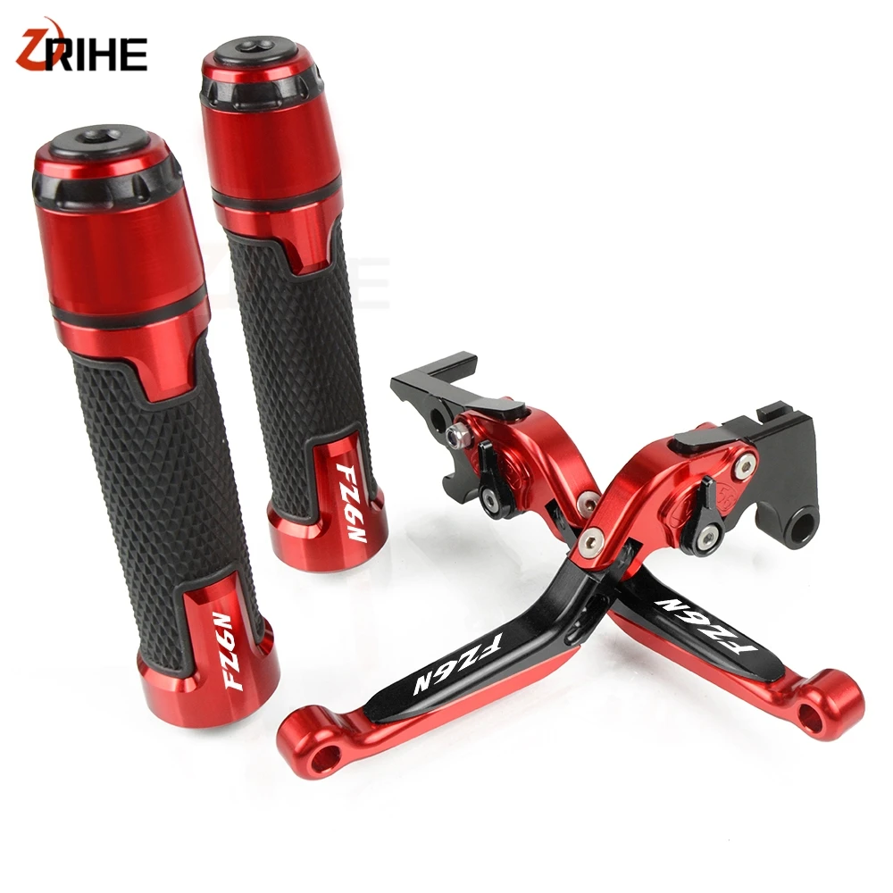 

For YAMAHA FZ6N 1998-2003 CNC Aluminum Motorcycle Accessories Adjustable Foldable Brake Clutch Levers and Handlebar Grips
