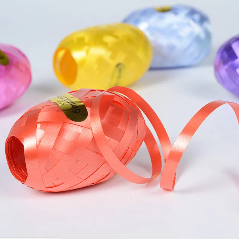 

QGQYGAVJ New 5mm*10m Foil Helium Balloon Ribbon Wedding Birthday Party Decoration Air Balloon Wrapping Tape Balloon Rope