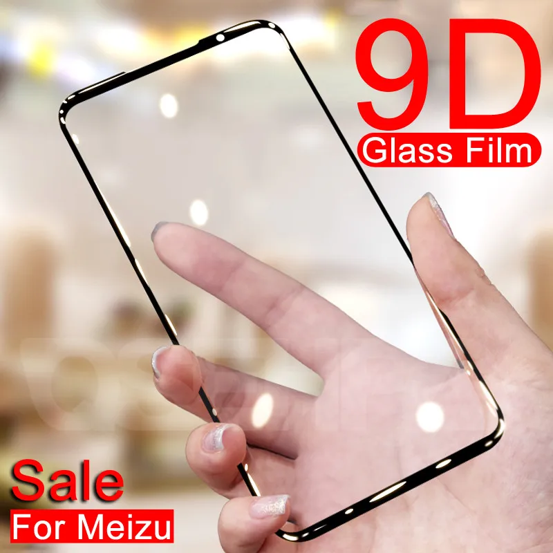 9D закаленное защитное стекло для Meizu 16 th 16S 16X Plus 16XS X8 Note 8 9 M8 Lite Pro 7 Защитная пленка для экрана чехол