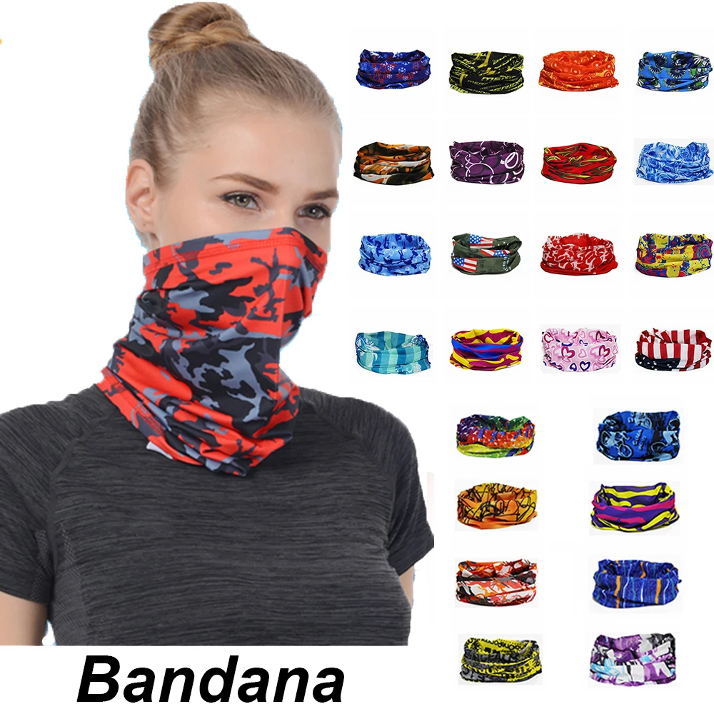 Climbing Hiking Scarf Sport Headwear Men Women Bandanas Motorcycle Turban Hand Band Magic Scarves Outdoor Cycling Headband Mask 5
