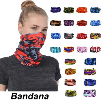

Fashion Head Face Neck Gaiter Tube Bandana Unisex Scarf Beanie Dustproof Sunshade Collar Outdoor Sports Headwear Scarf Accessory