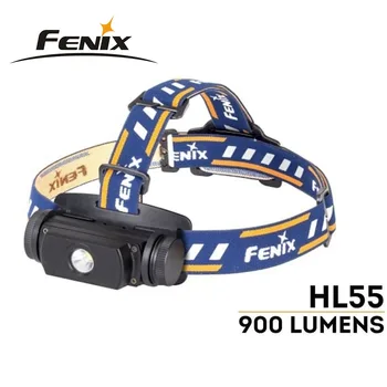 

Fenix HL55 Cree XM -L2 U2 LED 900Lumens18650 Outdoor Rescue Search Headlamp with ARB-L18-3500U battery and A2 charger