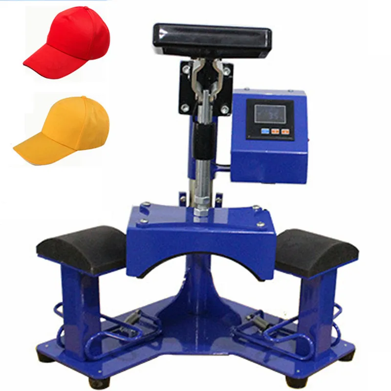 

Hot Cap Machine Double Station Shake His Head Hot Stamping Machine Peaked Cap Cap Baking Machine Multifunction Pressing Machine