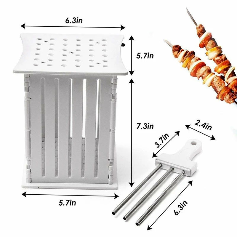 36 отверстий для шашлыков, шампур для гриля и барбекю, машина