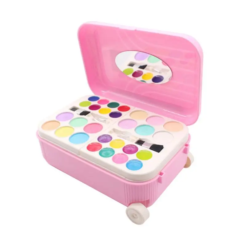 1 Набор детских игрушек для макияжа водорастворимый лак ногтей игровой домик