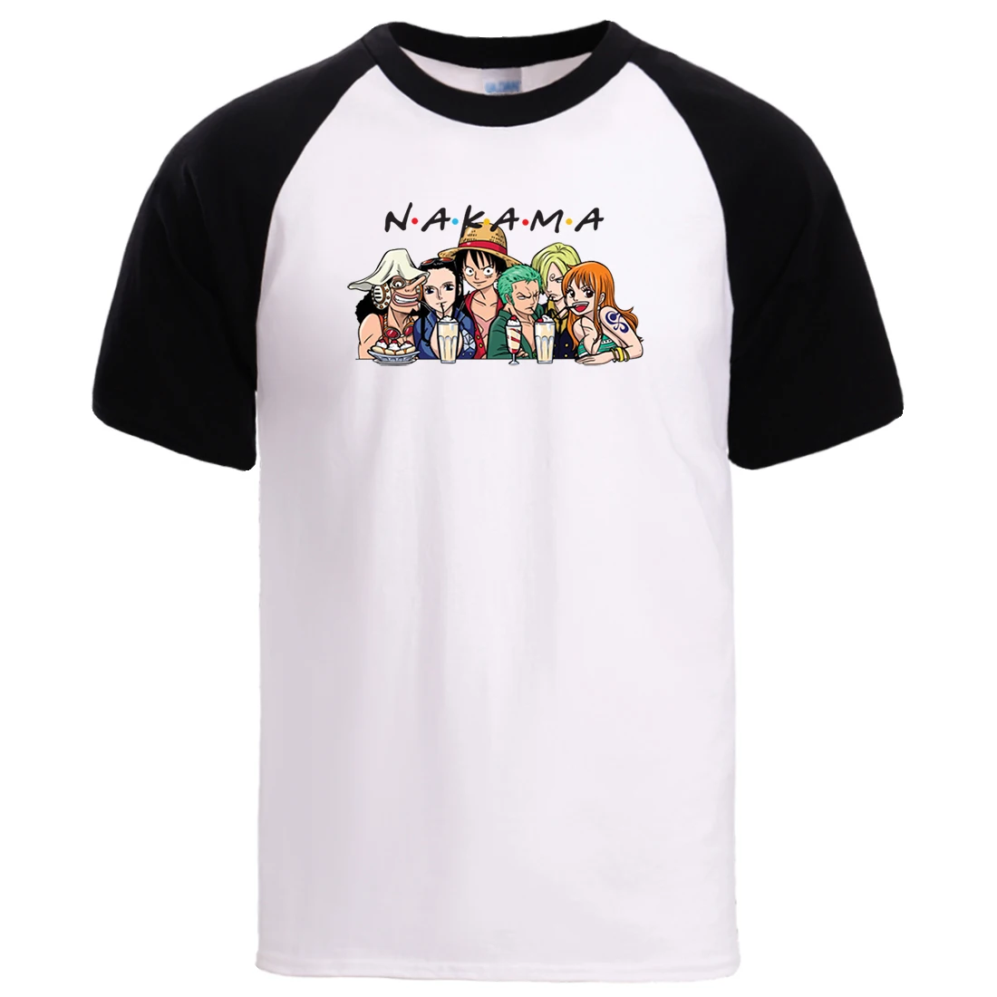 Luffy One Piece Tshirts Mens Summer Workout Tops 2020 Hot Anime Cartoon Print T Shirts Raglan Tops Male Loose Black T Shirts Man T Shirts Aliexpress