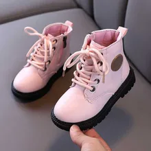 

Kids Martin Boots Boys Shoes Autumn Winter Leather Children Boots Fashion Toddler Girls Boots Warm Winter Boots Kids Snow Shoes