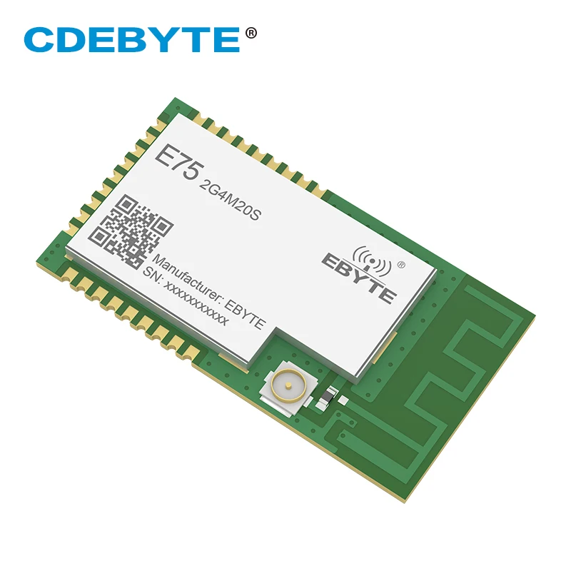 JN5168 Zigbee CDEBYTE E75-2G4M20S 2,4 ГГц 100 мВт беспроводной передатчик приемник SMD 20dBm PCB IPEX 2,4 ГГц rf приемопередатчик модуль