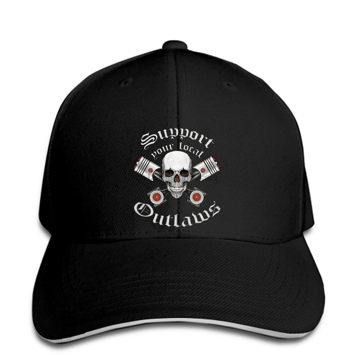 Baseball cap New MC Outlaws Suport Your Local Outlaws Outlaws Baseball