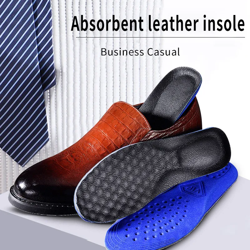 Купить Cowhide Leather Insole Super Solf Elastic Arch Support Orthopedic Insoles Breathable Shock-Absorbant Sport Men Women Shoes Pad  Обувь | Стельки (1005003733820647)