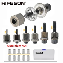 

Aluminum Simple Installation Manual Rivet Machine Manual Rivet Nut Gun Head Nut Tool M3 M4 M5 M6 M10 with 95 / 300PCS